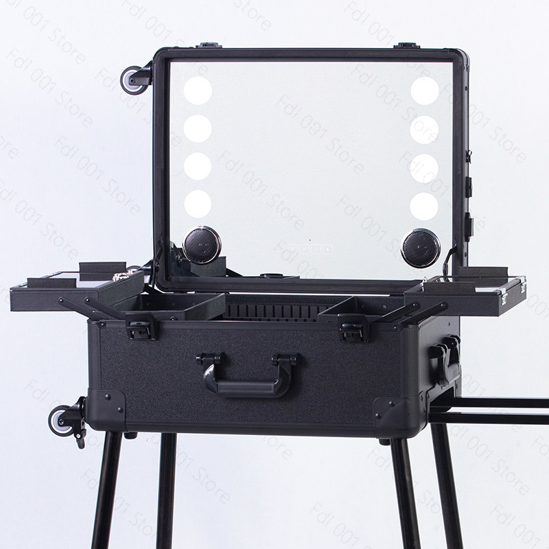 Beauty Makeup Trolley - Профессиональный кейс-тележка для косметики, для визажистов,
