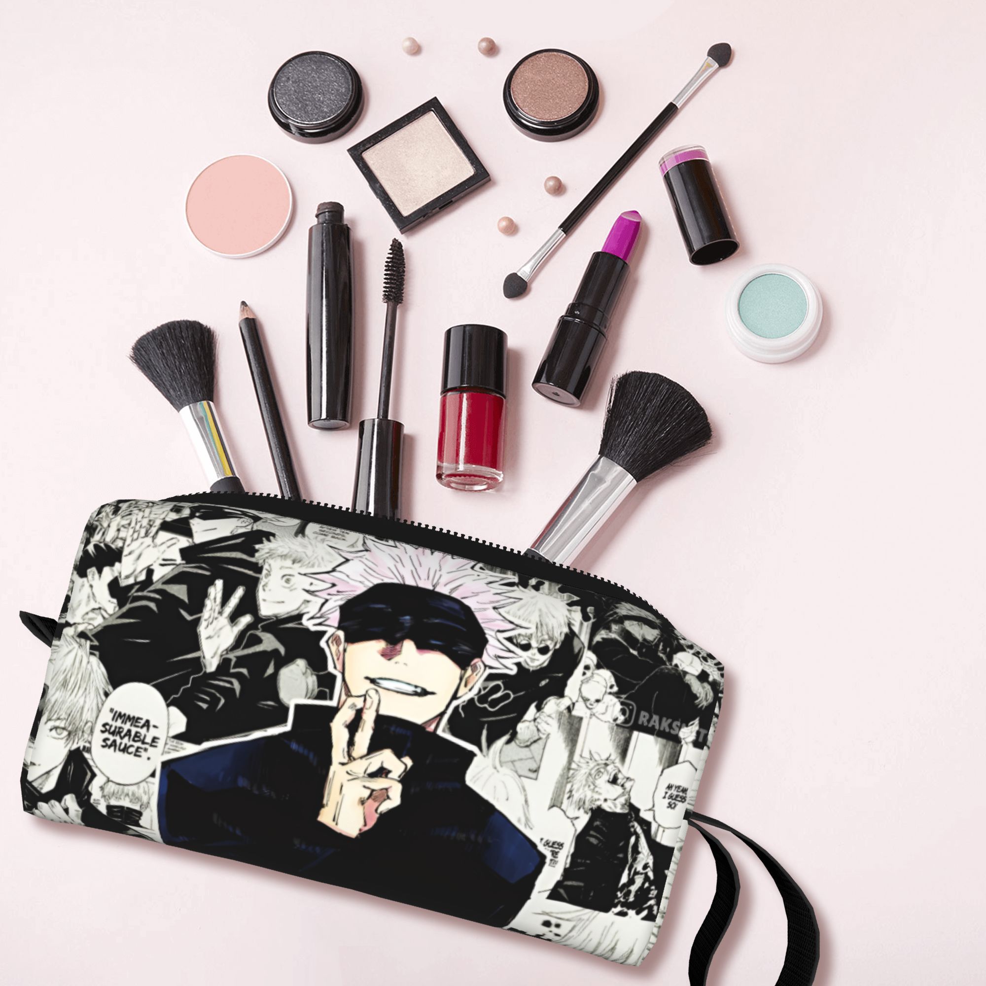 J Beauty Makeup - Дорожная косметичка J-Jujutsus K-Kaisens для женщин,