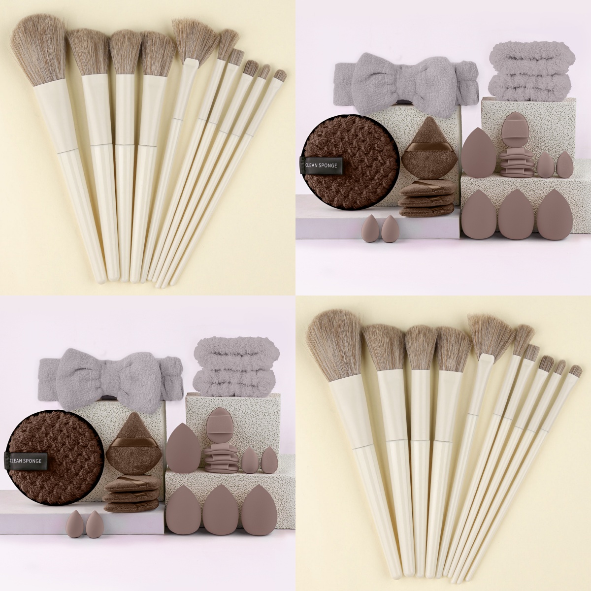 Beauty Makeup Gift Sets - Профессиональный набор кистей для макияжа, 10