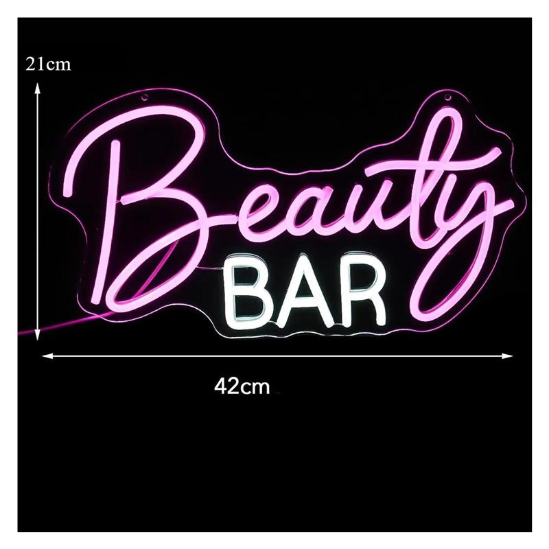 Неоновая вывеска Beauty Bar с  – обзор и цена Beauty Makeup Bar