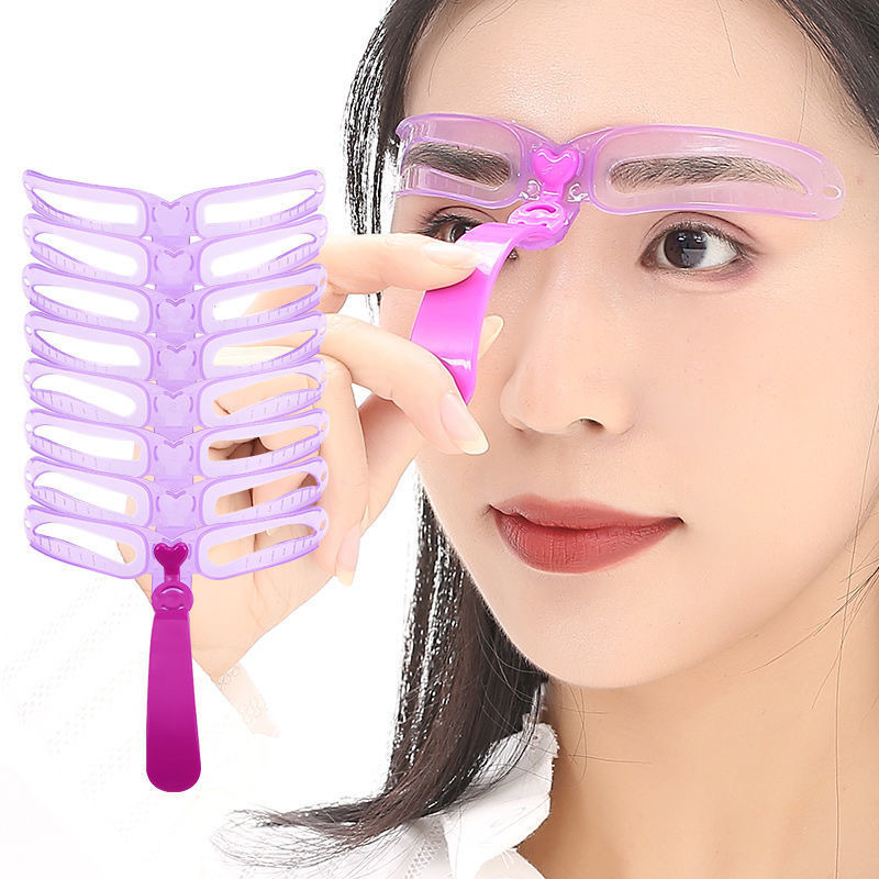 8 в 1, многоразовый трафарет д – обзор и цена Beauty Makeup Tools Set