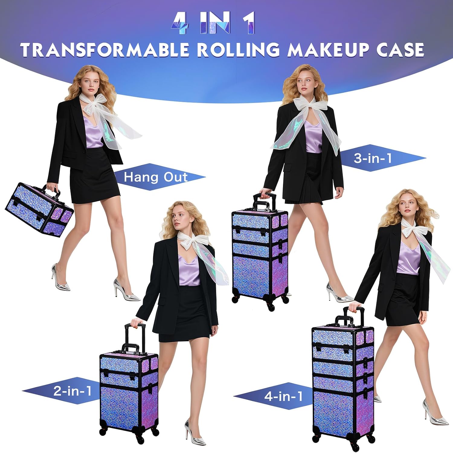 Передвижной кейс для макияжа,  – обзор и цена Beauty Makeup Trolley