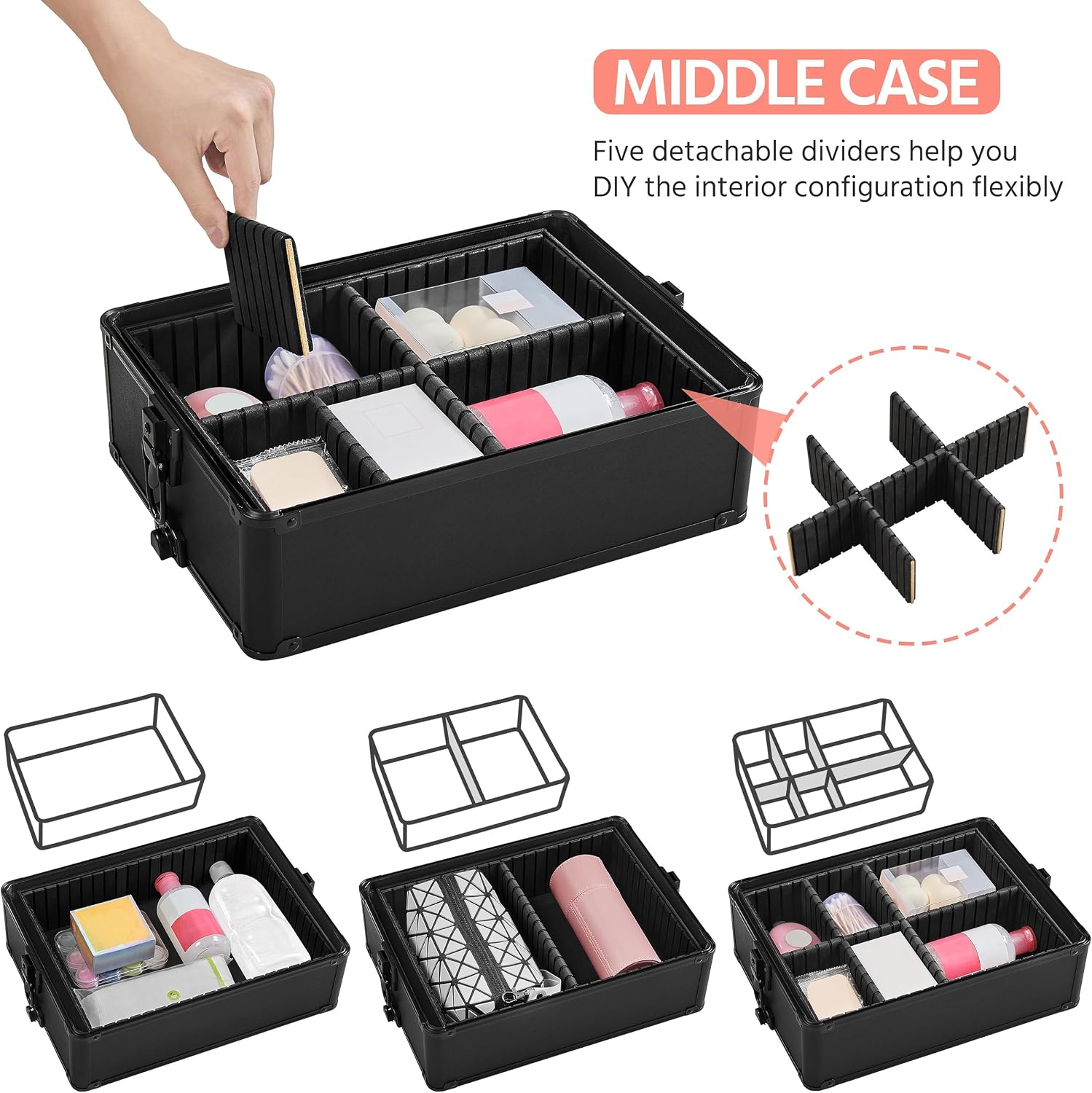 Передвижной кейс для макияжа,  – обзор и цена Beauty Makeup Trolley